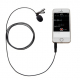 Boya Omni-Directional Lavalier Microphone BY-LM10, with smartphone