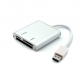 USB 3.0 кардрідер для CF, SD, microSD (крупний план)