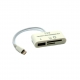 Lightning card reader for iPad with cable