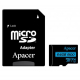Карта пам'ятi APACER microSDXC 64GB UHS-I U3, з адаптером