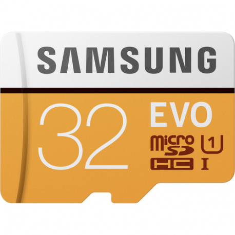 Карта пам'ятi SAMSUNG EVO microSDHC 32GB UHS-I U1, головний вид