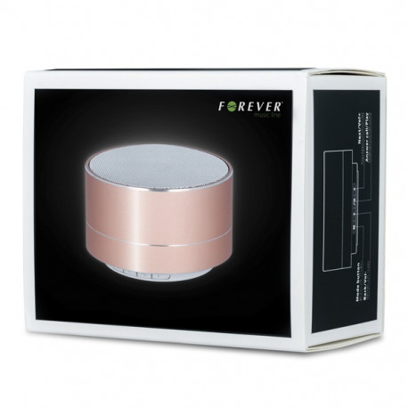Forever bluetooth speaker PBS-100 rose gold, packaged