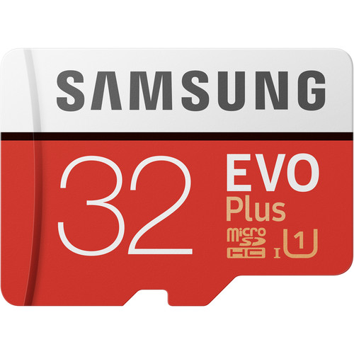 Карта памяти SAMSUNG EVO PLUS microSDHC 32GB UHS-I U1, главный вид