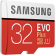 SAMSUNG EVO PLUS microSDHC 32GB UHS-I U1 Memory card, close-up