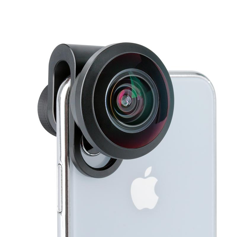 Линза Fisheye Ulanzi для смартфонов, с телефоном