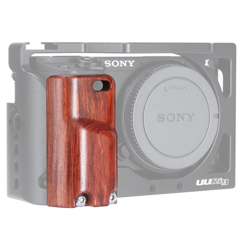 Ulanzi R009 Wood Grip for  Sony A6400 Cage, main view