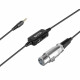 Штекерний мікрофонний кабель BOYA BY-BCA6 (3-pin XLR на 3,5 мм)