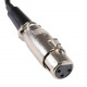 Штекерный микрофонный кабель Boya BY-BCA6 (3-pin XLR на Lightning), коннектор 3-pin XLR 