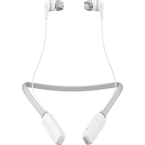 Навушники Skullcandy Inkd BT, білі фронтальний вид