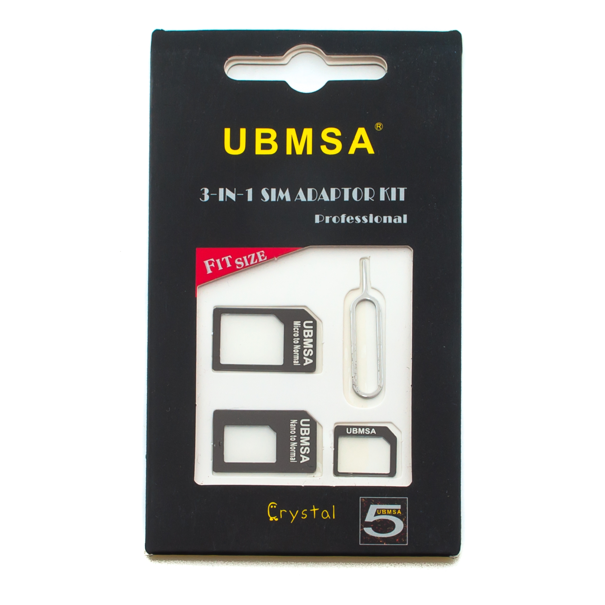 Набор адаптерів micro nano SIM + скрепка (комплект)