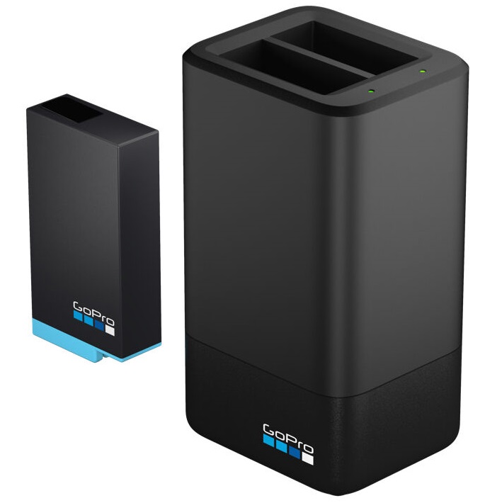 Зарядное устройство GoPro Dual Battery Charger с батареей для камеры MAX, главный вид