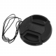 49mm DSLR Camera Lens Cap Center Pinch Filter Snap on + String Wholesale, main view