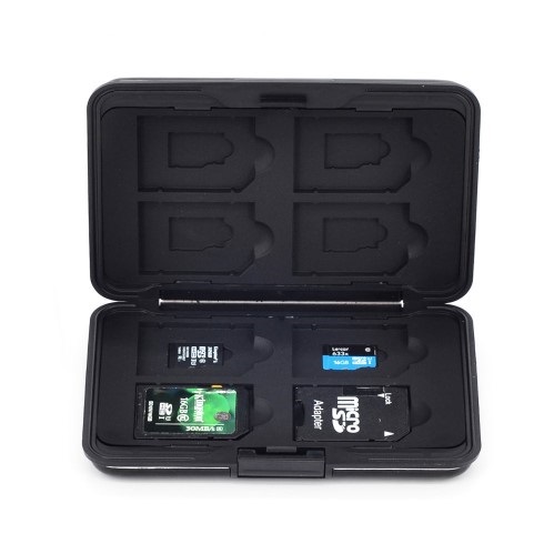 Алюминиевый кейс PGYTECH для 8 Micro SD карт и 8 SD адаптеров, главный вид