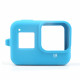 SHOOT Silicone case for GoPro HERO8, blue front view