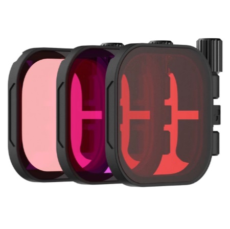 PolarPro 3-Pack Filter Kit for the PROTECTIVE HOUSING GoPro HERO8 Black, main view