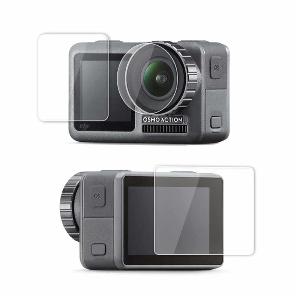 Захисне скло для лінзи та двох екранів DJI OSMO Action, головний вид