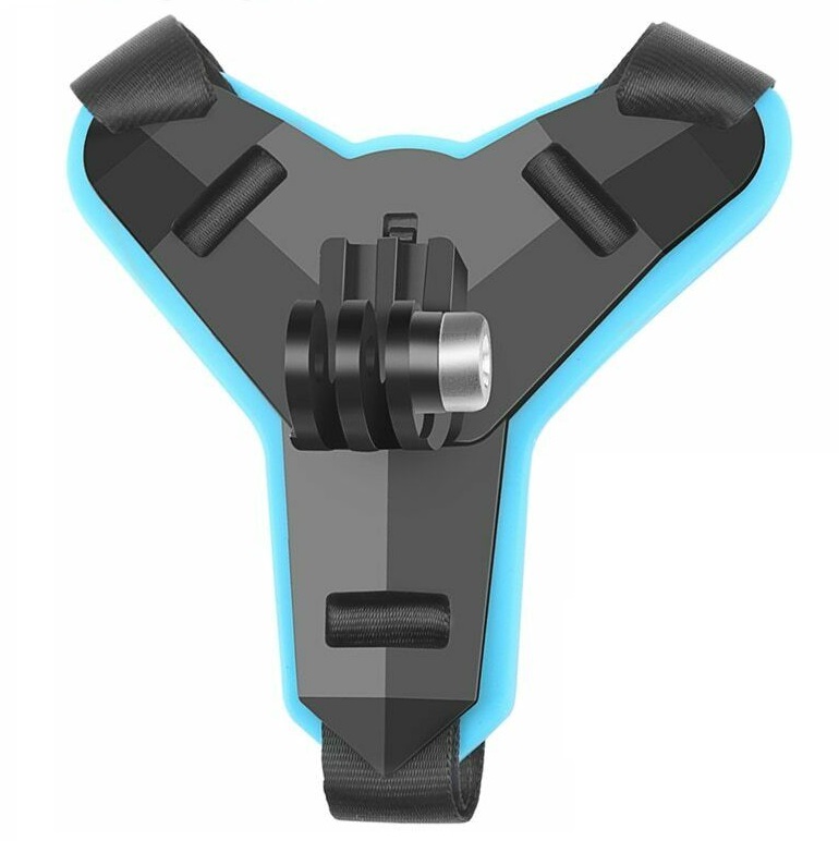 Крепление SHOOT для GoPro на подбородок мотошлема, главный вид