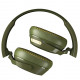 Skullcandy Crusher Wireless Over-Ear Headphones, olive folded