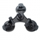 Tri-angle suction cup mount for GoPro