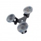 Tri-angle suction cup mount for GoPro