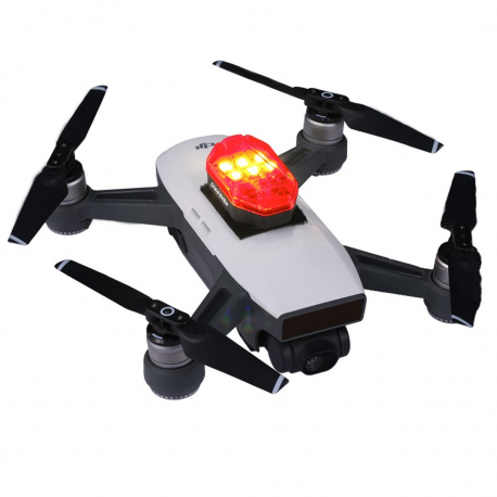 Ulanzi  DR-01 Drone Strobe Light, red on the copter