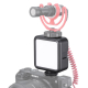 Ulanzi VL-49 2000mAh  mini led video light, with camera and microphone