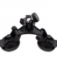 Ballhead tri-angle suction cup mount for GoPro