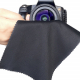 Napkin for lens and display, with a camera
