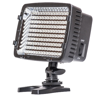 Meike LED MK160 video light, close-up