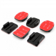 Curved + Flat Adhesive Mounts (6 pcs), appearance