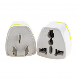 EU/US/UK - AU/CN type I 10A 3 pin plug adapter V2