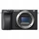 Фотоаппарат Sony Alpha a6400 kit 16-50mm Black, фронтальный вид без объектива