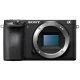 Фотоаппарат Sony Alpha a6500 kit 18-135 Black, фронтальный вид без объектива