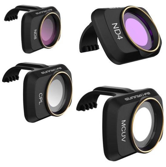 Sunnylife CPL, UV, ND4, ND8 filters for DJI Mavic Mini, main view