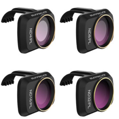 Нейтрально-поляризационные фильтры Sunnylife ND4/PL, ND8/PL, ND16/PL, ND32/PL для DJI Mavic Mini