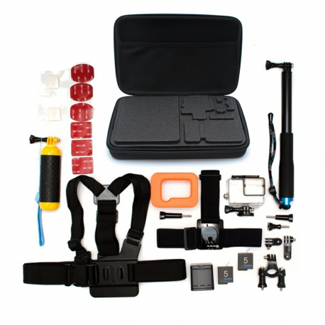 Large starter kit for GoPro HERO7, HERO6 and HERO5 Black