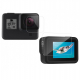 Захисне скло TELESIN для лінзи та сенсорного дисплея GoPro HERO8 Black подвійний комплект