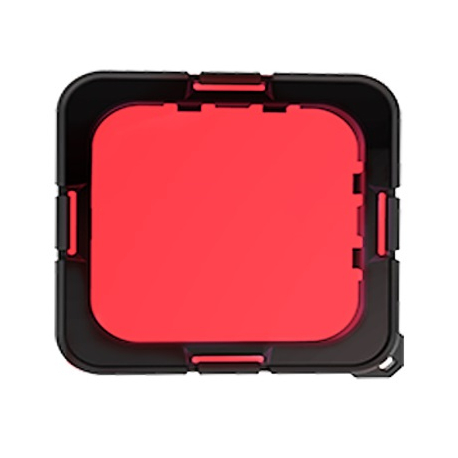 Красный фильтр подводного корпуса Telesin для GoPro HERO8 Black, главный вид