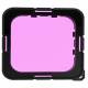 Фиолетовый фильтр подводного корпуса Telesin для GoPro HERO8 Black, главный вид