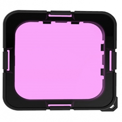 TELESIN Purple filter for waterproof case GoPro HERO8 Black