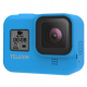 Telesin Silicone case for GoPro HERO8 Black, blue with camera