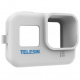 Силиконовый чехол Telesin с ремешком для GoPro HERO8 Black, серый