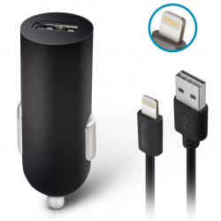 Forever USB car charger 2A M02 + cable for iPhone 8-pin
