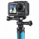 Quick release bilateral buckle for GoPro, with camera and tripod