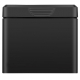 Telesin kit - 2 batteries for GoPro DJI OSMO Action + charging box, back view