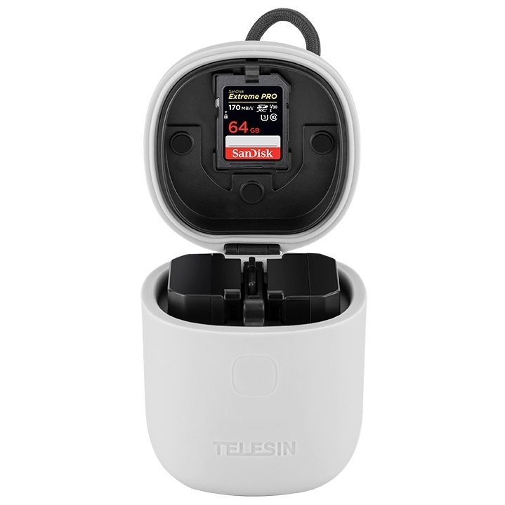 Telesin set - 2 batteries for Sony NP-FZ100 + charging box with card reader, main view