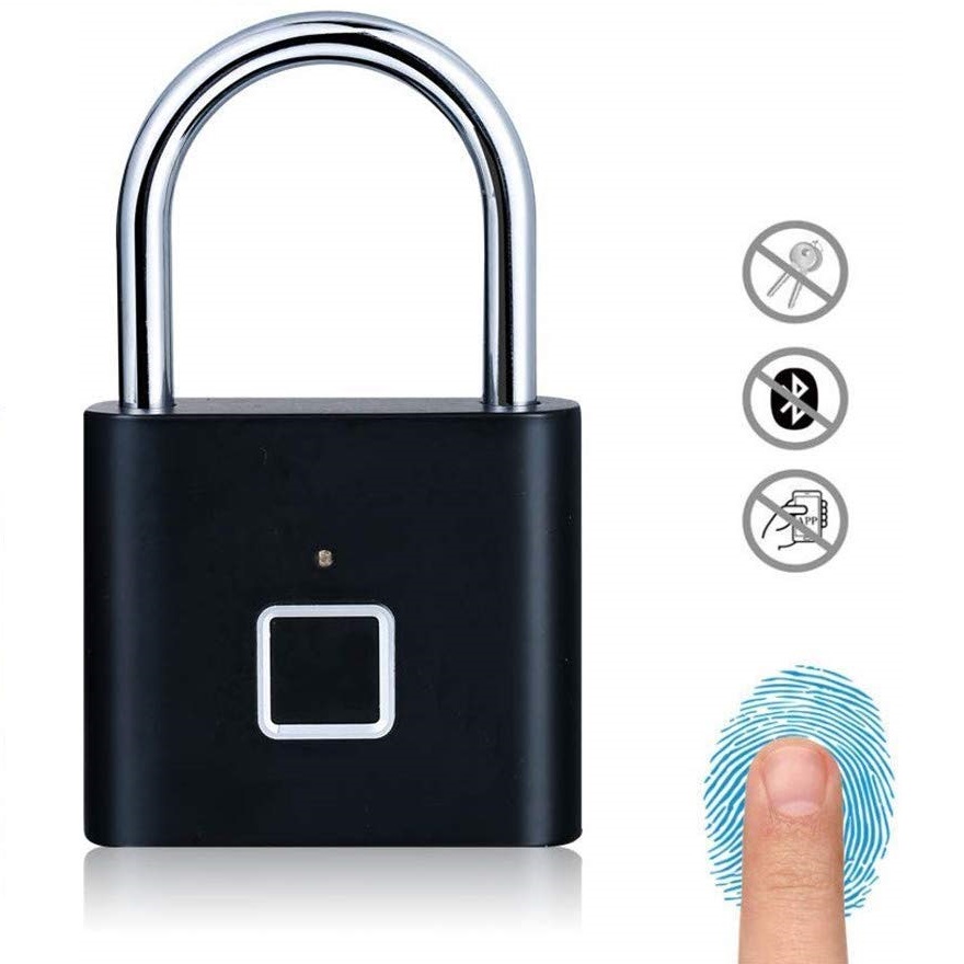 Smart padlock with fingerprint scanner. Description, features, low ...