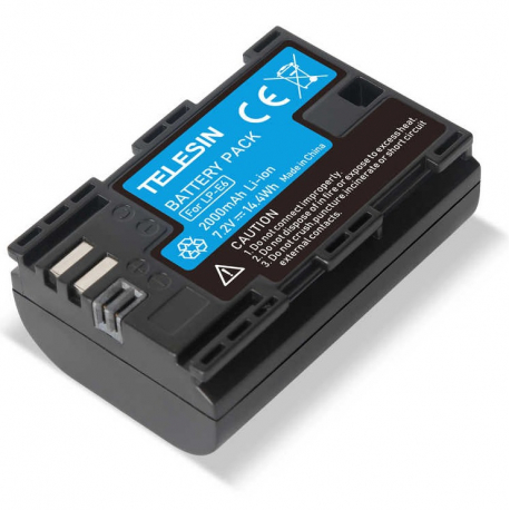 Telesin battery pack for Canon LP-E6, main view