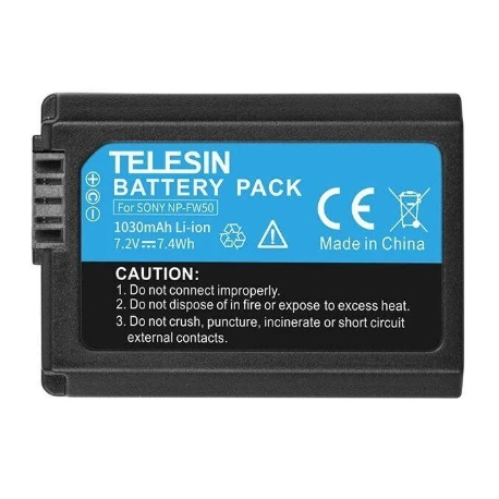 Аккумулятор Telesin для Sony NP-FW50, главный вид