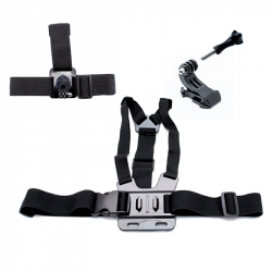 Chest mount and head strap for SJCam